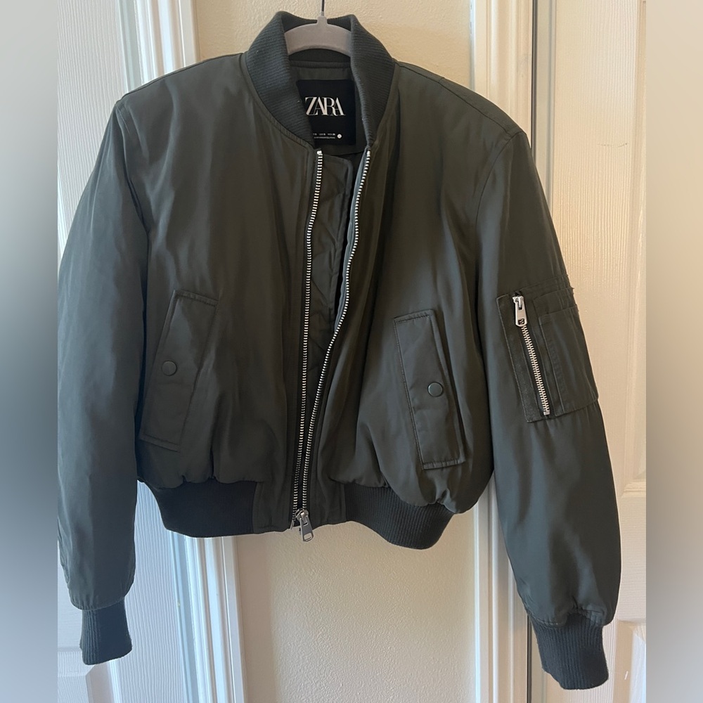 ZARA CROPPED JACKET - Picture 2 of 7